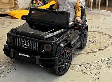 elekt: Uşaq elektrik maşını – Mercedes-Benz G-Class AMG stili, qara rəng — 1