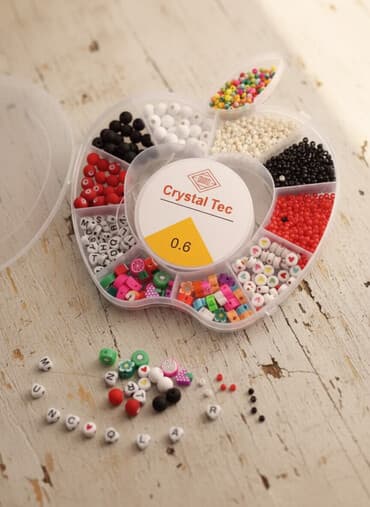 aşpaz forması: Muncuq dəsti – qolbaq və boyunbağı düzəltmə üçün - Dəyirmi, silindrik — 3