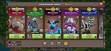 Clash of Clans hesabı – inkişaf etmiş kənd və qəhrəmanlar. endirim — 2