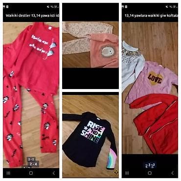 Uşaq və yeniyetmələr üçün geyim dəsti və ayrı-ayrı məhsulların qarışıq lalafo.az -da Uşaq və yeniyetmələr üçün geyim dəsti və ayrı-ayrı məhsulların qarışıq