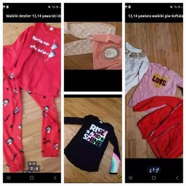 детская школьная одежда: Uşaq/gənc geyimləri paketi 12,13,14 yawa Brendlər: - LC Waikiki - OVS — 2