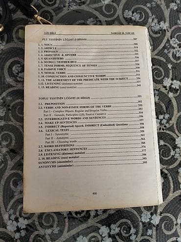 ingilis dili: Məhsul: İngilis dili “Grammar and Vocabulary” dərs vəsaiti Müəllif — 2