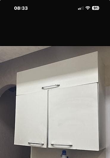 Bentley: Mətbəx mebeli dəsti - Rəng: ağ - Üslub: müasir, düz xəttli fasadlar - — 3