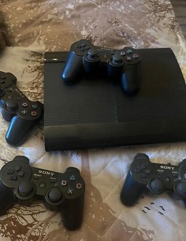 tv box android: Salam Sony PlayStation 3 (Super Slim) oyun konsolu satıram ps +2 pult — 3