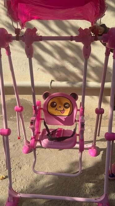 раскладной стул: İşlənmiş, Oturacaq-yelləncək, Zontikli, Metal — 2