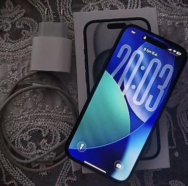 printer rengleri: IPhone 15, Qara, Face ID — 2