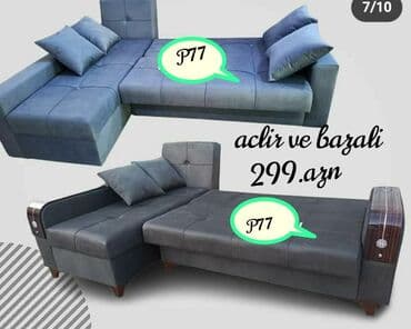 куханная мебель: Künc divan, Yeni, Açılan, Bazalı, Şəhərdaxili pulsuz çatdırılma — 3