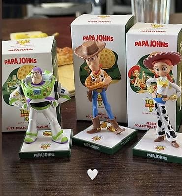 oyuncaq robot: PAPA JOHNS Toy Story kolleksiya Oyuncaqlarını alıram Yalnız Qutuları — 1