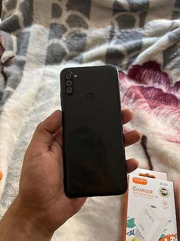 samsung galaxy s21 fe: Samsung Galaxy A11, rəng - Qara, Barmaq izi — 5