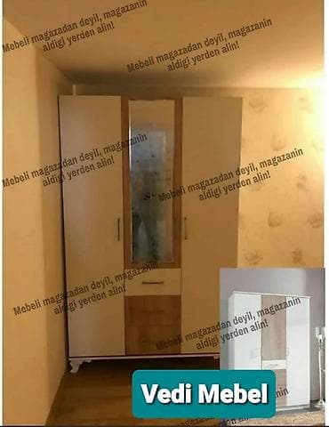 3 Qapi Dolab sifariwi qebul edilir. Reng secimi var. Catdirma