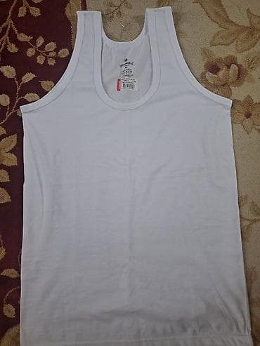 sport corablar: Ceylanoğlu kişi atletı – pambıq, ağ rəng packayla satlir 6 ededlidir — 4