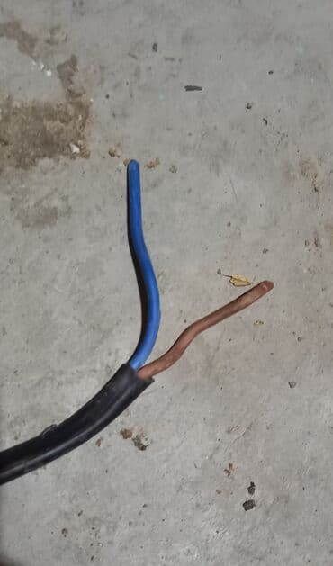 Generatorlar: 2 naqilli qalin alminium elektrik kabel 0-faza Hər ölçüdə kəsilib — 5