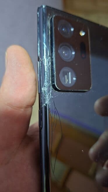 Apple iPhone: Samsung Galaxy Note 20 Ultra, 256 GB, rəng - Qara, Barmaq izi — 4