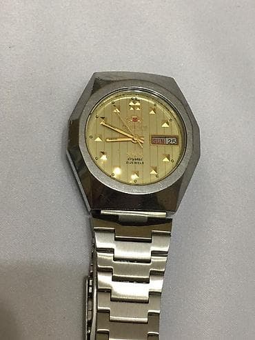 Смарт браслеты: Наручные часы, Orient, цвет - Золотой — 4