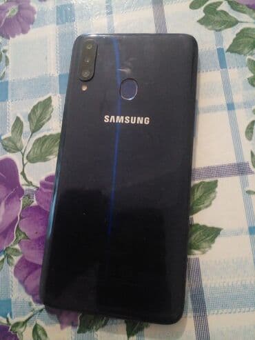 Samsung: Samsung Galaxy A20s, 4 GB, rəng - Qara, İki sim kartlı, Face ID, Barmaq izi