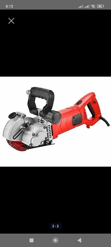 Ev və bağ: Elektrik divar oyucu (wall chaser) – ikili diskli, toz çıxışlı — 2