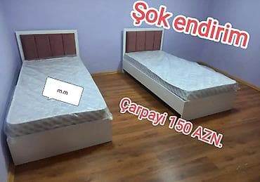 sintifon dosek: Yeni, Təknəfərlik çarpayı, Bazalı, Matras ilə, Siyirməsiz, Azərbaycan — 5