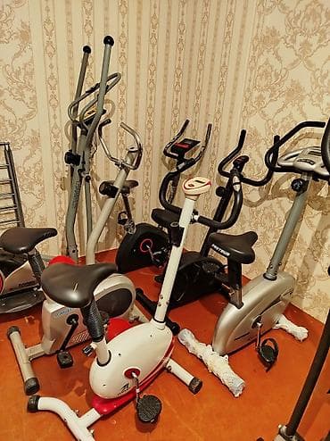velotrenajorlar: Müxtəlif markalardan olan bir neçə velotrenajor və elliptik trenajor — 1