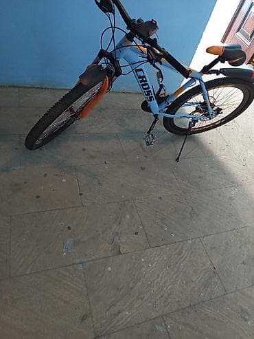 Велосипеды: Kross MTB velosiped - Rəng: açıq mavi/narıncı aktsentlər - Çərçivə — 2