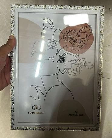 trafaret nədir: Foto çərçivələri və sertifikat çərçivələri dəsti - Müxtəlif ölçülər — 5