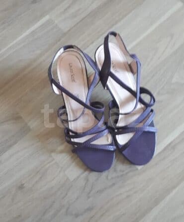 босоножки 27 размера: Размер: 36, цвет - Фиолетовый, Б/у — 1
