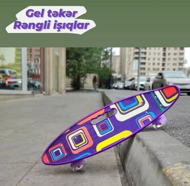 Pennyboard Skeybord, Kaykay, Skeyt və Pennyboardlar🛹 🔹️İşıqlı gel