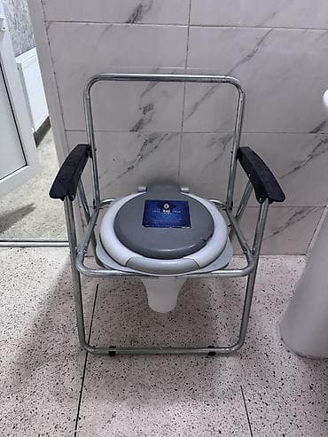 Инвалидные коляски: Portativ tualet kreslosu (komod kreslo) - Möhkəm metal karkaslı — 1