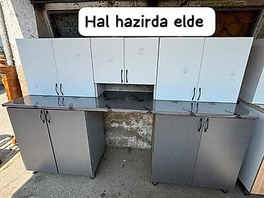sumqayitda saatliq evler: Metbex mebeli tezedi Olcusu 2.25sm Qiymet 250 manat Unvan sabuncu — 1