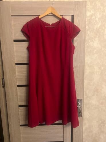 qırmızı kupalnik: Gündəlik don, Midi, Pierre Cardin, XL — 1