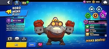Brawl Stars hesabı – yüksək inkişaflı və tam kolleksiya Hesabda 1dəfə — 6