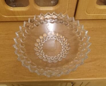 Lincoln: Diametri- 30. Şüşə Salat/Qənnadı Qabı - Material: şəffaf şüşə - — 1