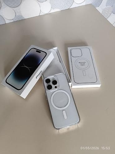 iphone 13 pro max qiymeti irşad: IPhone 14 Pro, Gümüşü — 1