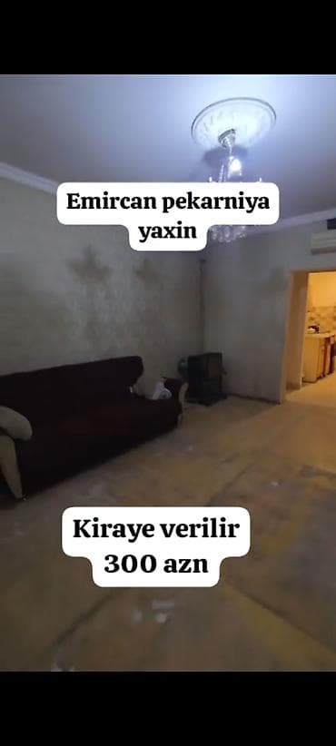 kirayə az: 60 kv. m, 2 otaqlı, Kombi, Qaz, İşıq — 5