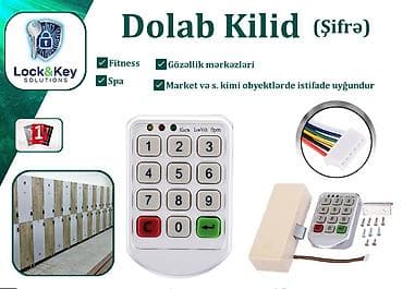 qapi matoru: Elektron dolab kilid S-114 Kilid Dolab ucun Ağıllı elektron dolab — 1