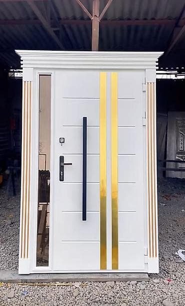setka qapi: Dəmir məhəccər və dekorativ kovan elementlər - Material: qalın — 6