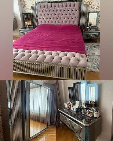 salon ucun termo: İkinəfərlik çarpayı, Dolab, Termo, 2 tumba, İşlənmiş — 1