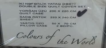 yatag dest: Yeni Böyüklər üçün İki nəfərlik 4 fəsil Kətan Pastel dəsti, Ünvandan götürmə, Ödənişli çatdırılma, Pulsuz çatdırılma — 3