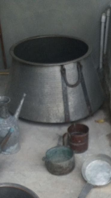 qelem seti: Qazan, rəng - Gümüşü, Mis, 5-dən çox l — 1