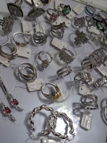 gümüş kişi üzükleri: Üzük, Gümüş, Qaşsız — 9