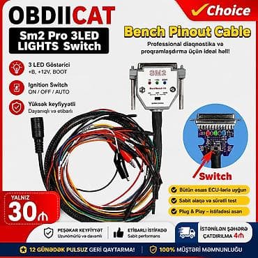 vaz 014: SM2 PRO J2534 VCI üçün kabel. 🚍🚍🚍Diaqnostika kabeli Lənkəran — 1