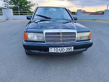 mersedes starter: Mercedes-Benz 190 (W201) sedan - Kuzov: 4 qapılı sedan, qara rəng - — 2