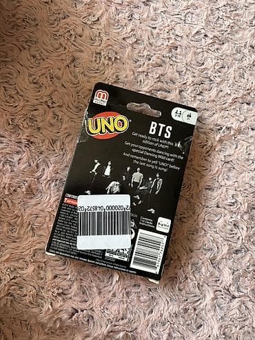 icinde oyunlarla: UNO BTS – limitli temalı kart oyunu,ORİGİNAL Salam! Valideynlərimə — 2