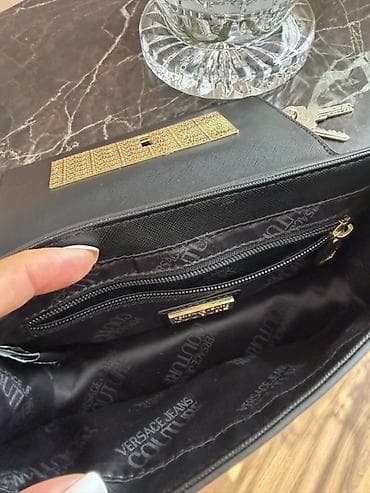 rayban meta: Versace Jeans Couture çiyin/çapraz çanta - Rəng: qara - Material — 3