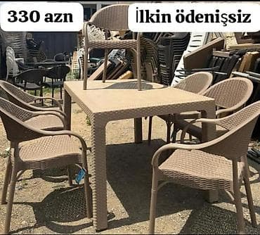 Kvadrat masa, 4 stul, Açılmayan, Stullar ilə, Plastik lalafo.az -da Kvadrat masa, 4 stul, Açılmayan, Stullar ilə, Plastik