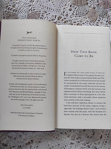 kitablar: Kitab: “Crossing the Threshold of Hope” Müəllif: John Paul II Dil — 4