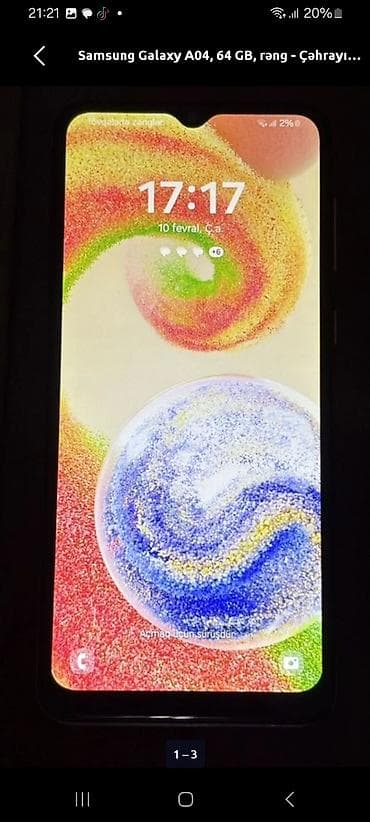 iphone 6 64gb: Samsung Galaxy A04, 64 GB, rəng - Qara, İki sim kartlı — 2