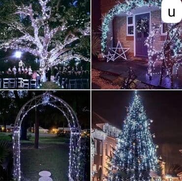 светодиодная бегущая строка: Məftil işıq Yolka və ya dekor üçün istifadə olunur 220 woltla işləyir — 4