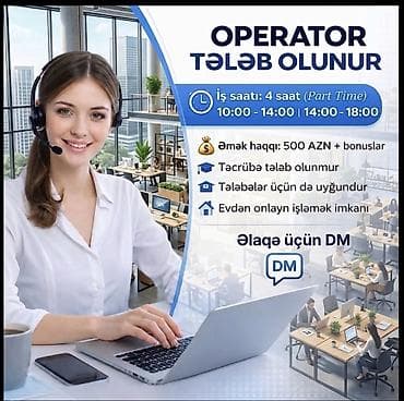 SMM menecer, Təcrübəsiz, Onlayn iş lalafo.az -da SMM menecer, Təcrübəsiz, Onlayn iş