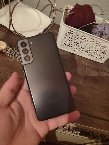 ps 3 cd: Samsung Galaxy S21, 256 GB, rəng - Boz, Face ID — 10