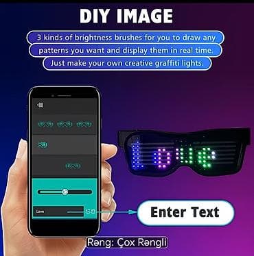 t800 ultra 2: LED animasiyalı eynək TPC ⚡ Blutuz var text yazmaq olur. - Çoxrəngli — 6
